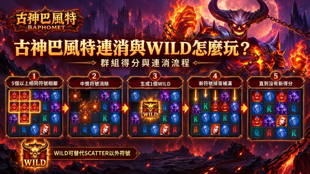 古神巴風特連消與WILD玩法